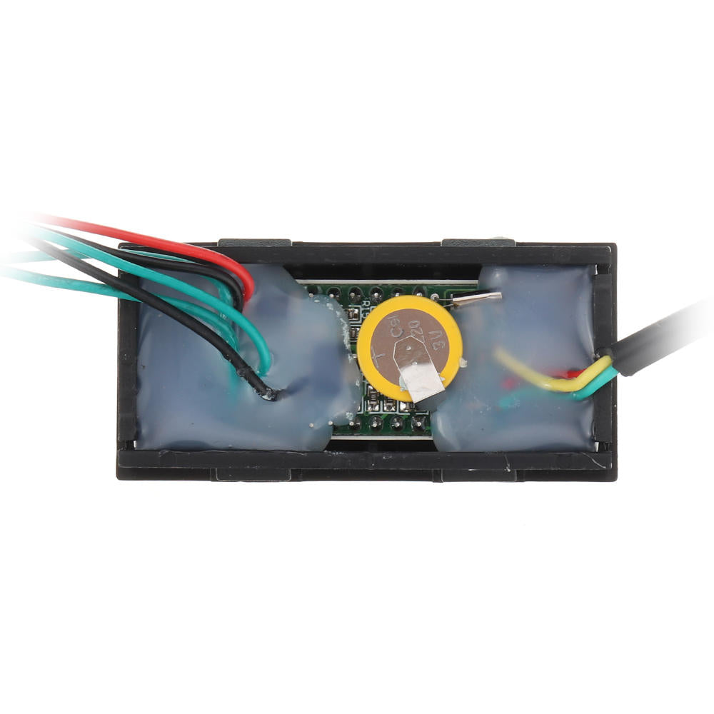 0.56 inch 200v 3-in-1 tijd + temperatuur + voltage display met ntc dc7-30v voltmeter zwart horloge klok digitale tube