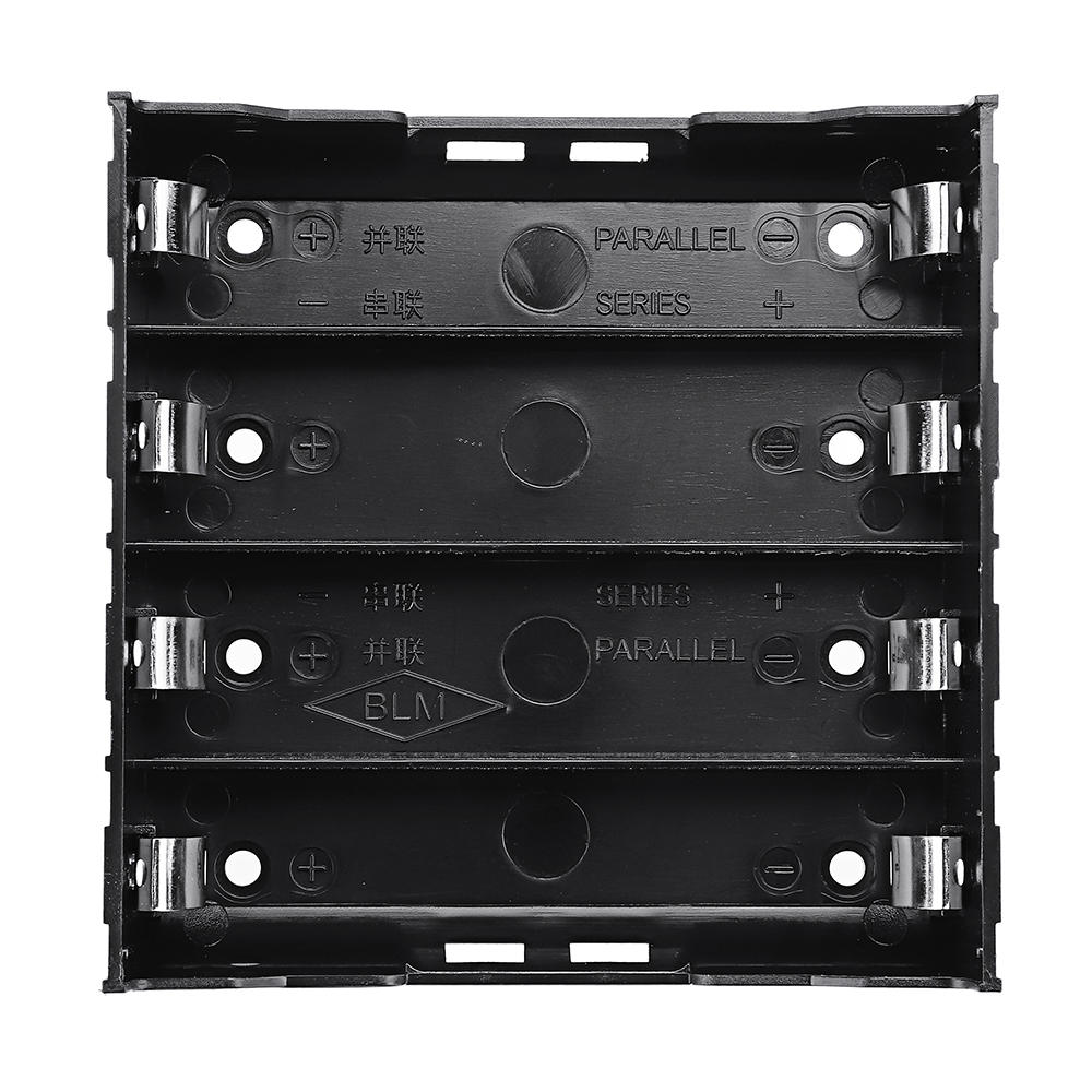3 stuks 4 slots 18650 batterij houder plastic case opbergdoos voor 4*3.7 v 18650 lithium batterij met 8pin
