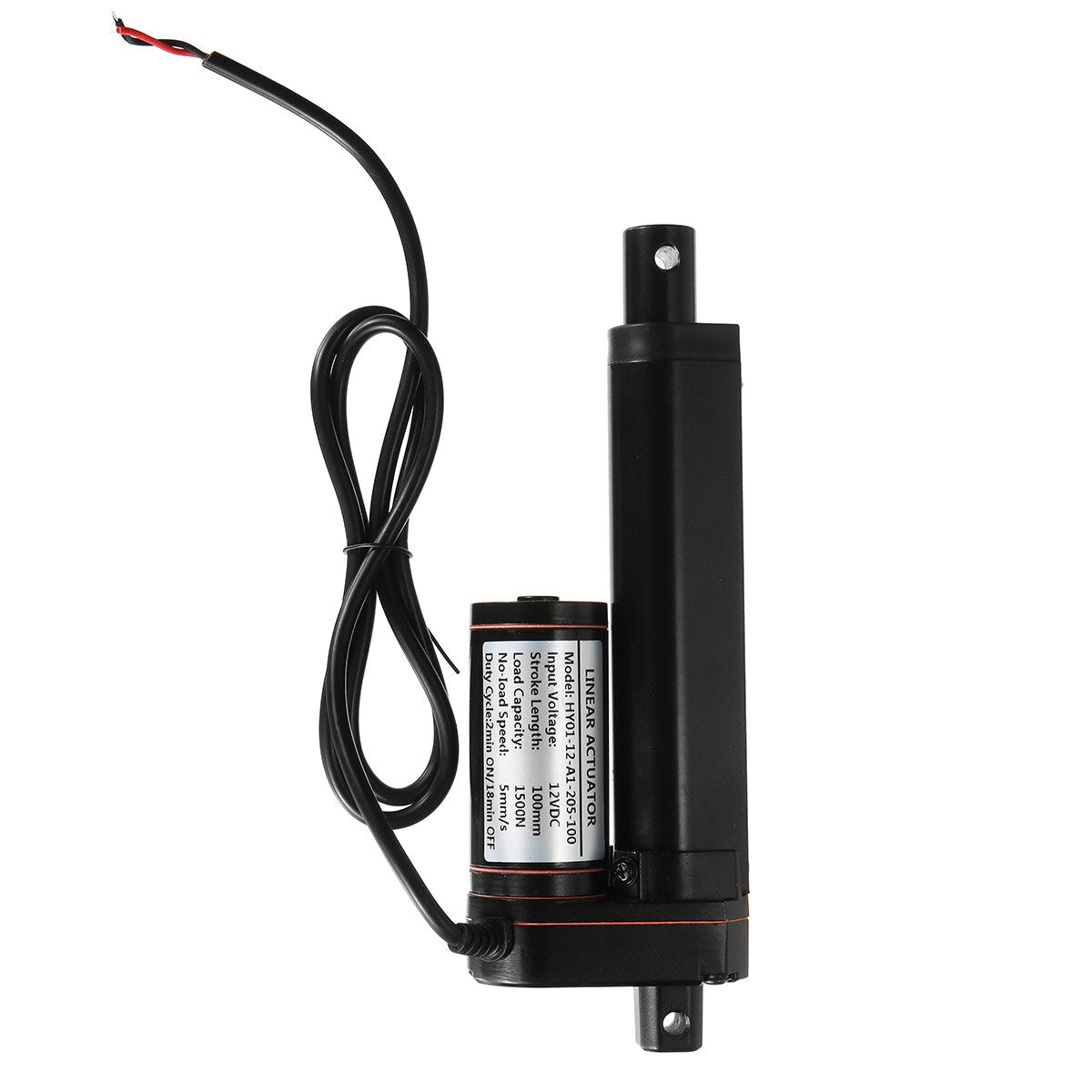 1500n dc 12 v 30 w 50-250mm lineaire actuator motor aluminium 5 mm / s miniatuur lineaire actuato voor intrekbare bed