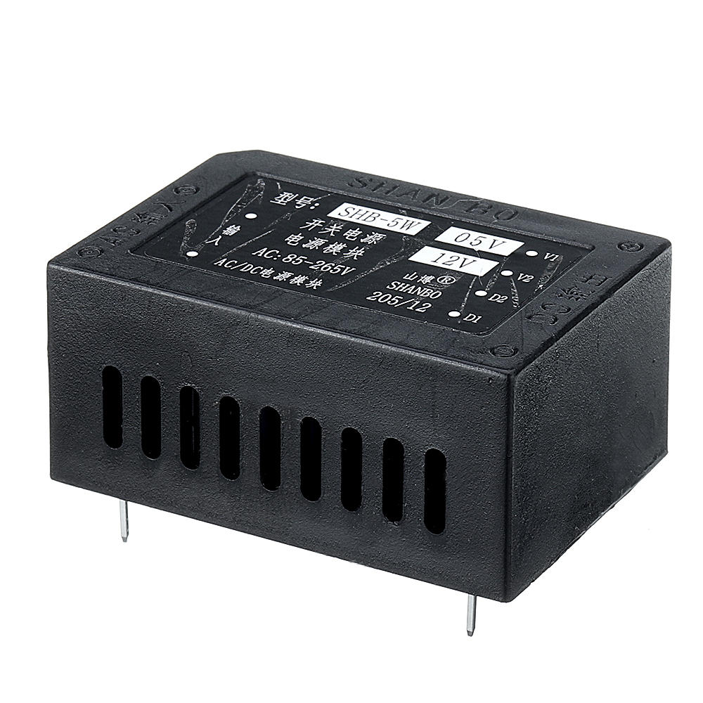 shb-5w ac 85-265v naar dc 12v 5w ac-dc geïsoleerde schakelvoedingsmodule power step down buck regulator