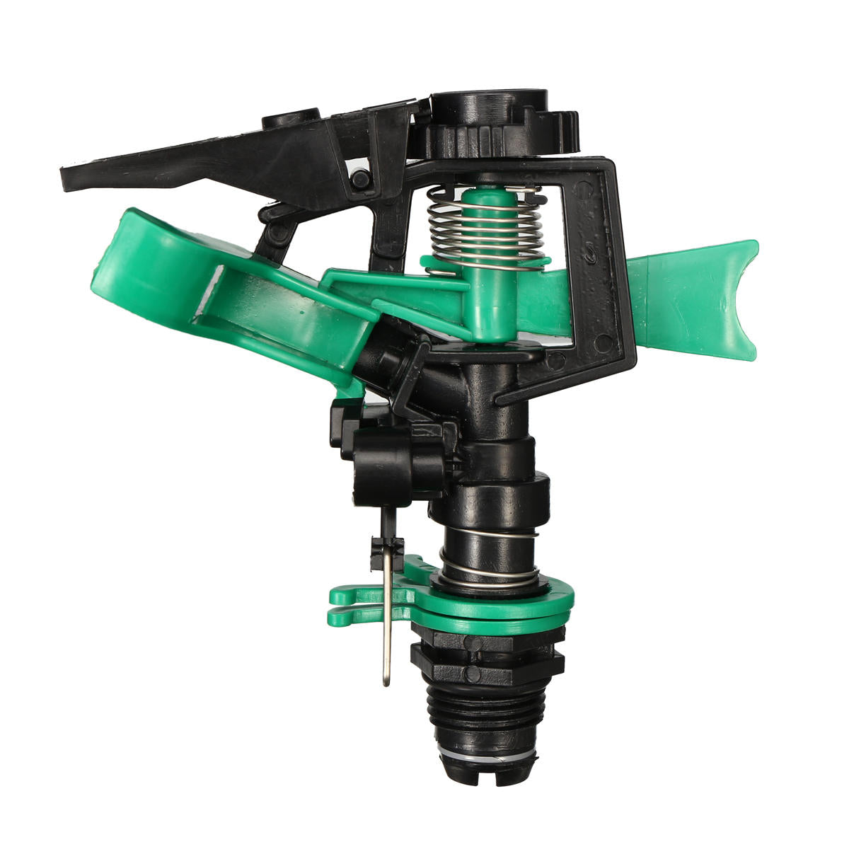 h basis plastic auto roterende gazon sprinkler tuin gazon plant gras watering tool