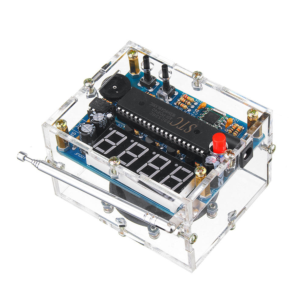 tea5767 dc 4.5v-5.5v mini digitale fm-radio 87mhz-108mhz 2w 8ohm luidspreker elektronica