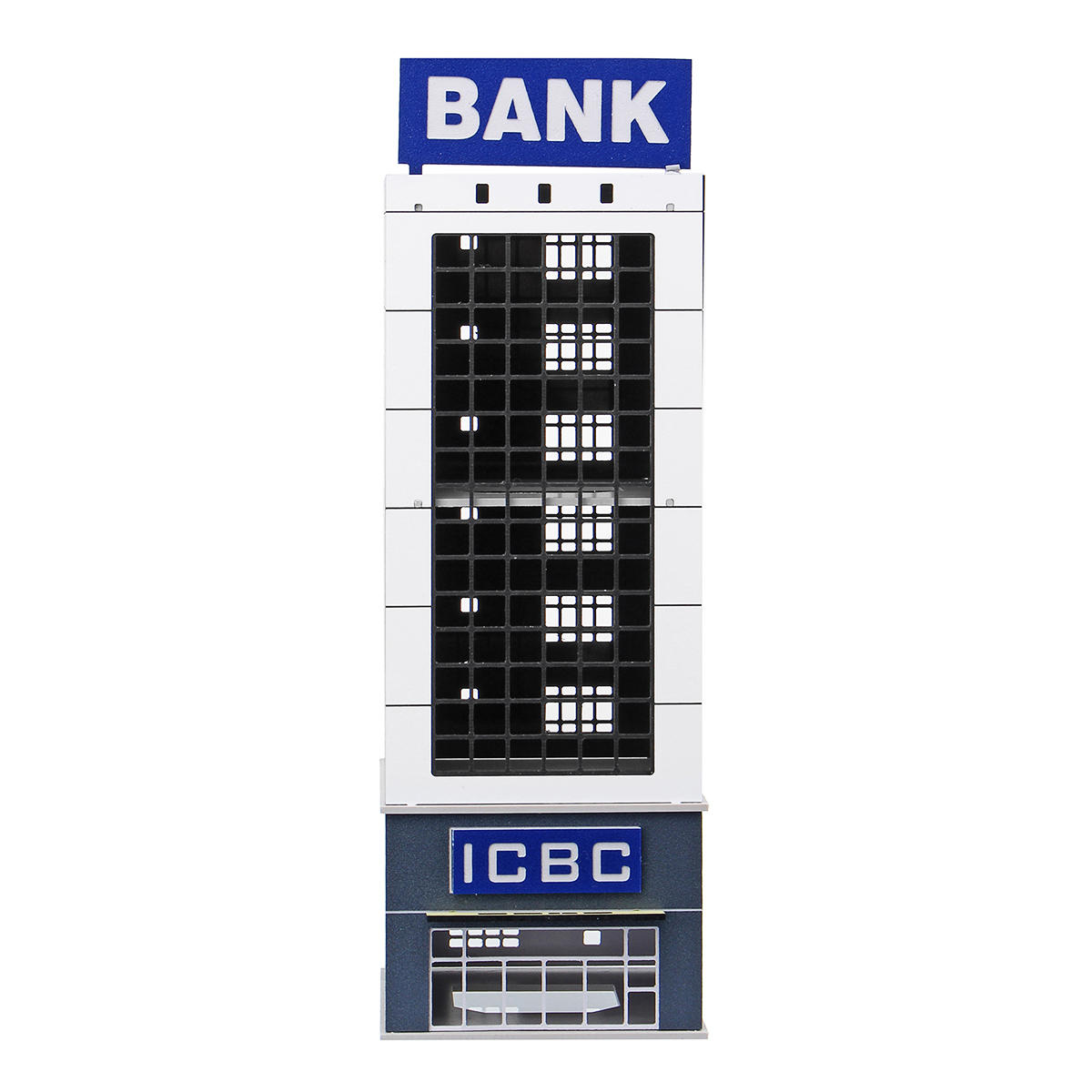 1/150 outland modern building model bank n-schaal voor gundam-geschenken