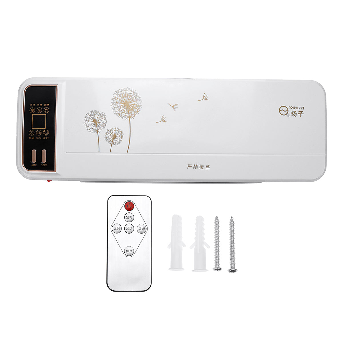 220 w 220 v wandmontage elektrische verwarming machine airconditioner met afstandsbediening voor woonkamer