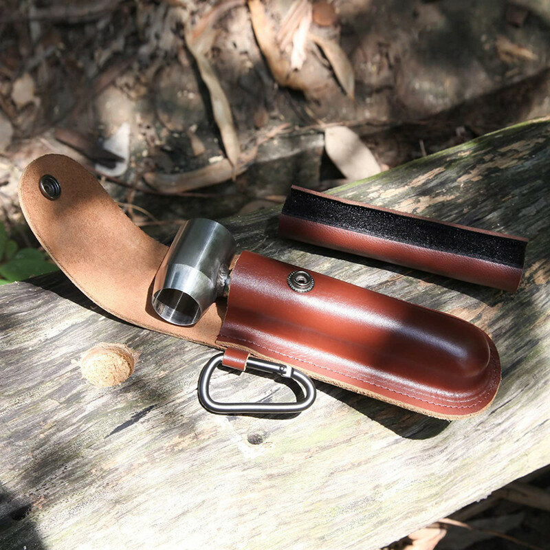 survival settlers tool bushcraft hand vijzel wrench hout vijzel boor handmatige vijzel voor bushcraft rugzak en camping