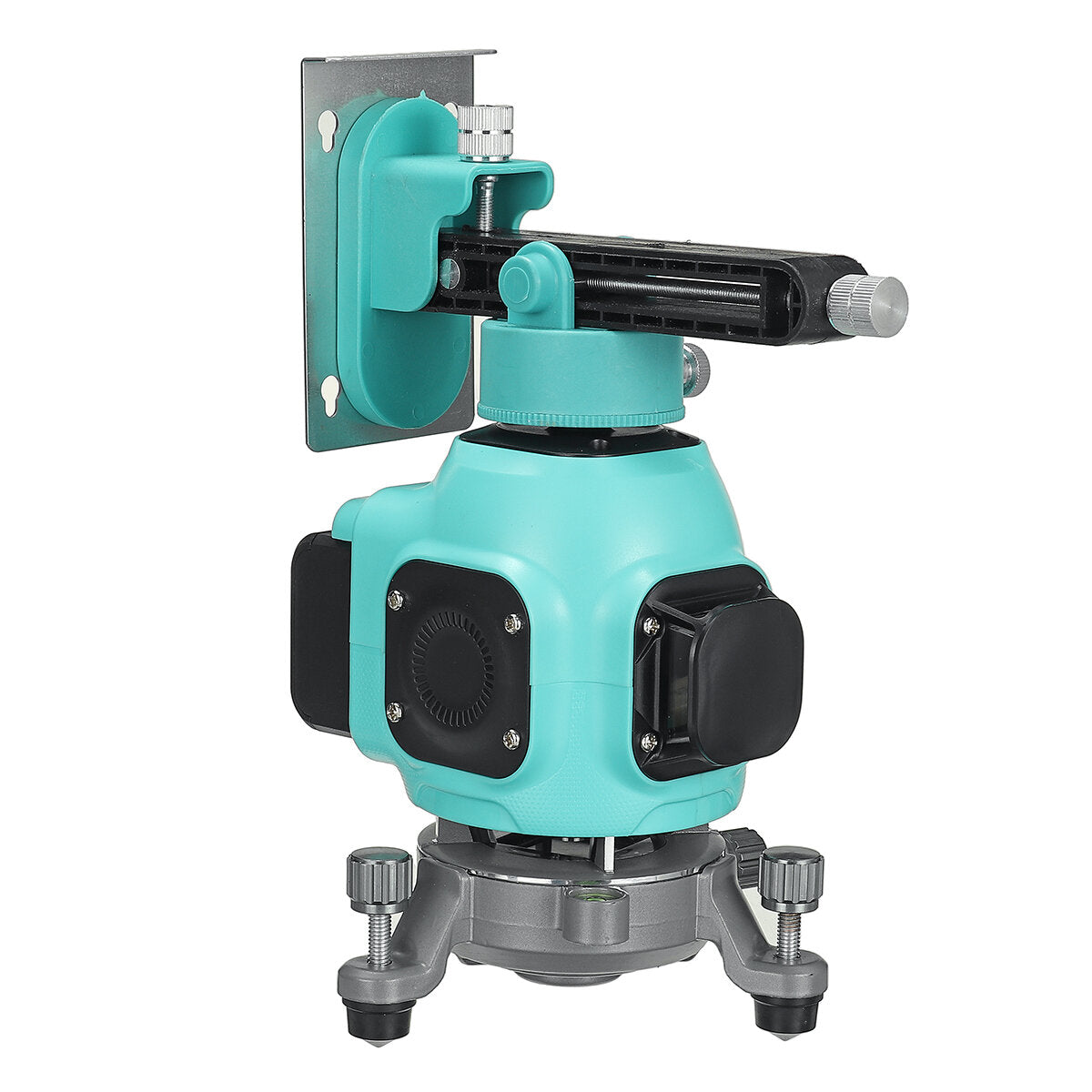 8/12/16 lijn 360 graden rotary leveling cross measure tool groene laser level tool kit met 2 stuks batterijen
