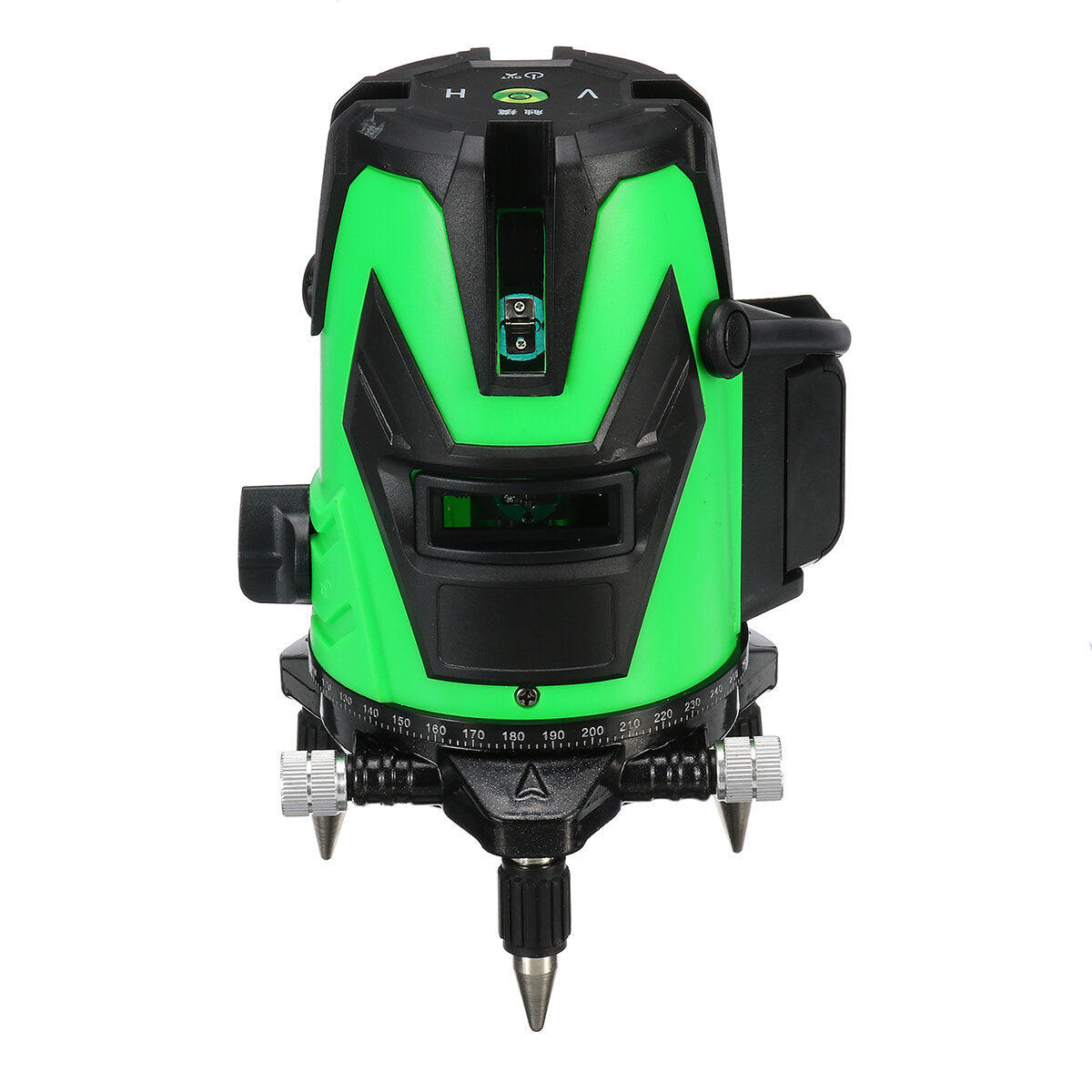 5-lijns laserniveau groen licht zelfnivellerend 3d 360 graden roterend kruis meetgereedschap