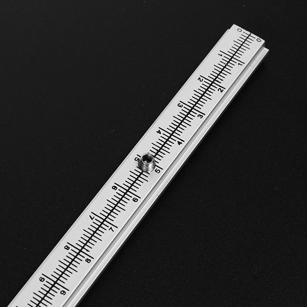 1000mm met schaal t-track t-slot mitre track jig fixture slot voor routertafel