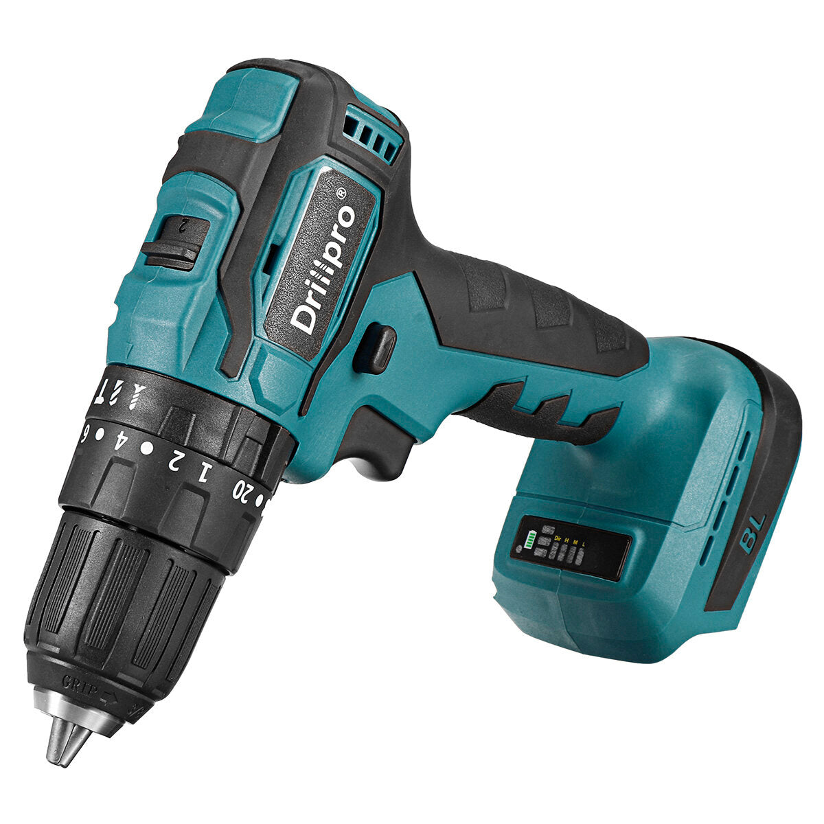 10 mm / 13 mm draadloze borstelloze klopboormachine oplaadbare elektrische schroevendraaier fit makita