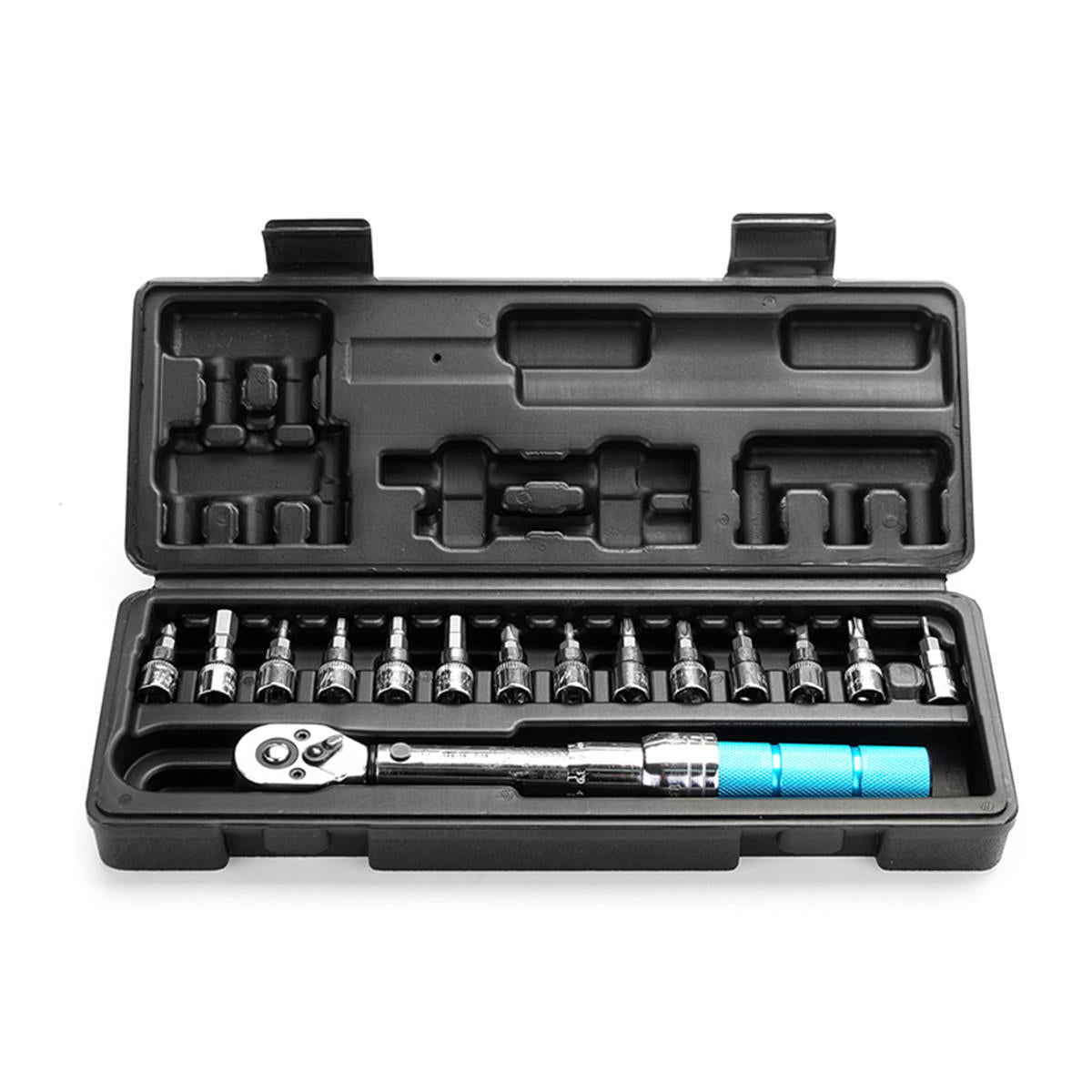 15-delig momentsleutel inbussleutel gereedschap schroevendraaier drive socket bit set