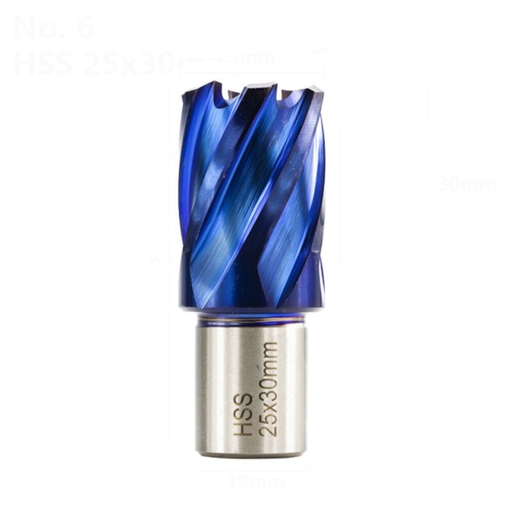 12-42mm snijdiameter hss gatopener kernboor weldon shank nano blauw gecoate ringvormige snijder holle boor metaalboor