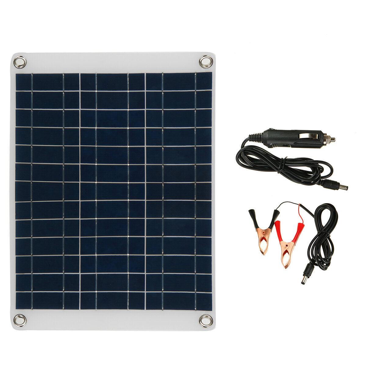 20w 12v/5v polykristallijne zonnepaneel kit acculader draagbaar zonnepaneel voor auto boot van