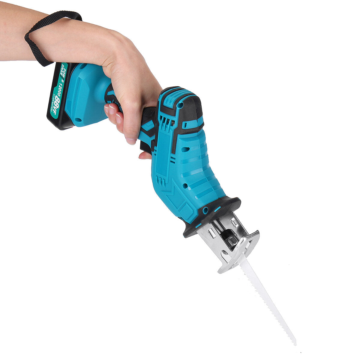88v 12000mah accu-reciprozaag instelbare snelheid elektrische kettingzaag voor hout