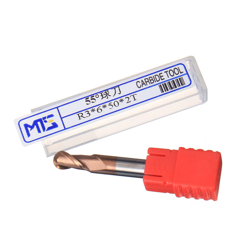 0.5-4 mm hardmetalen altin hrc55 kogel-neusfrees snijder van wolfraamstaal