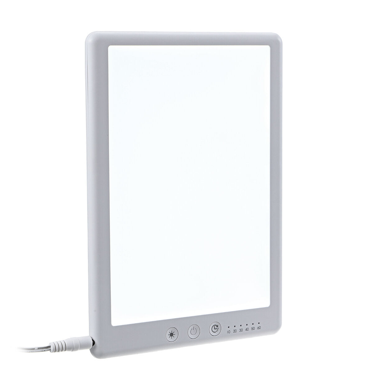 elfeland 12w 100-240v ac 6500k led-behandellamp met dim- en geheugenfunctie 1.8m wit netsnoer en beugel