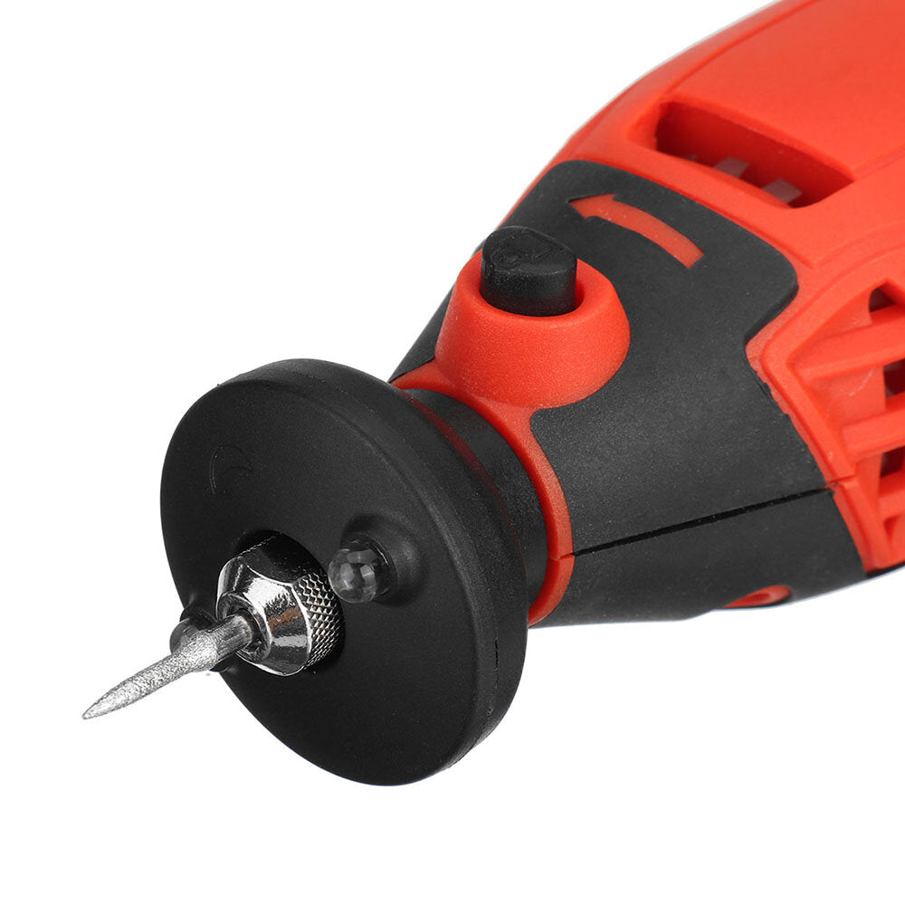 mensela rt-w1 130w roterende gereedschapsset elektrische boor mini-slijpmachine variabele snelheid met 200-delige accessoires flexibele as en draagtas voor slijpen snijden houtsnijwerk schuren en graveren