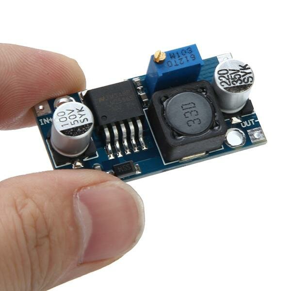 lm2596 dc-dc verstellbar step down-schaltregler voedingsmodule