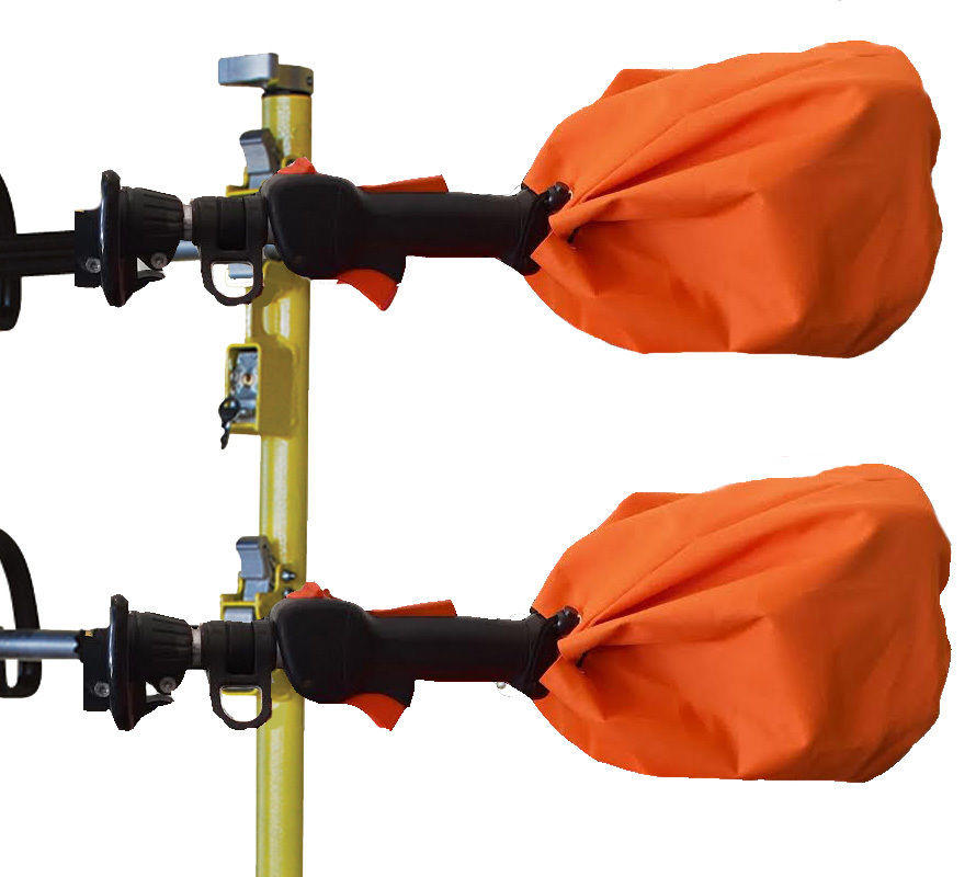 440x325mm motorkap stofdichte tas drie kleuren past voor trimmer edger paalzaag:
