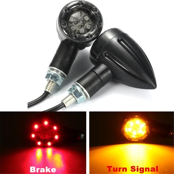 par universele motor led led draai signaal indicatoren licht brake achter running lamp