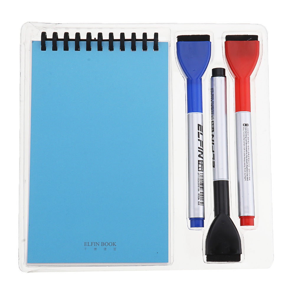 elfinbook 2.0 uitwisbaar herbruikbaar smart memo pad notebook 6.54 x 4.09-inch kladblok met herbruikbare pen