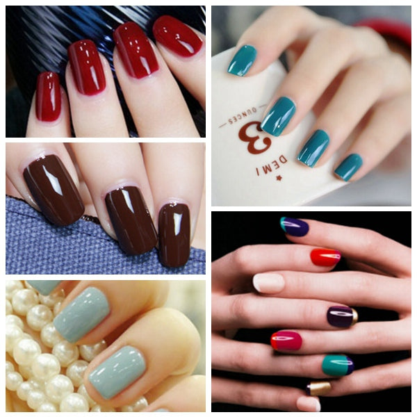 15ml soak off uv gel nail art polish varnish