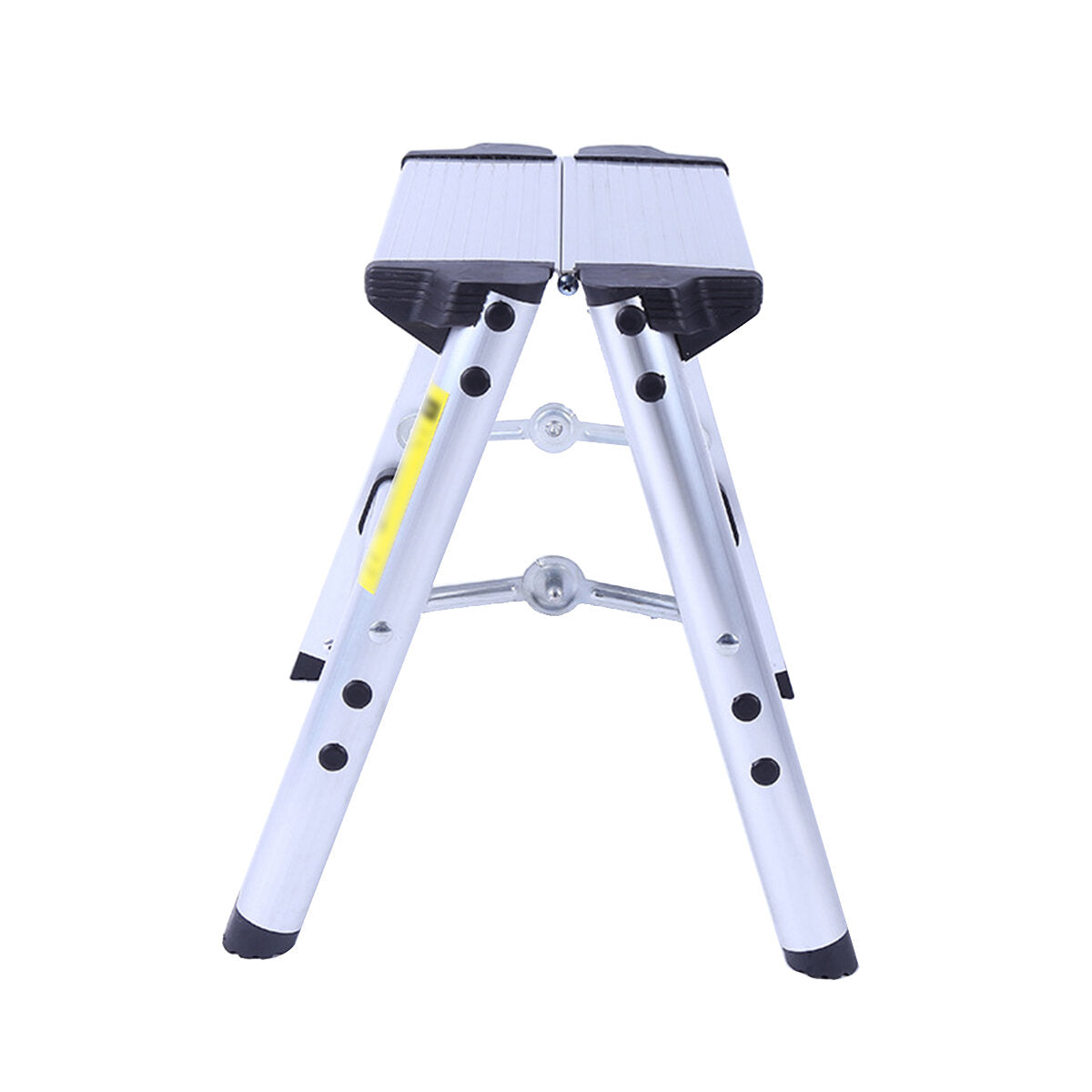 150kg maximale belasting 2 opstapkruk opklapbare ladder antislipveiligheid aluminium