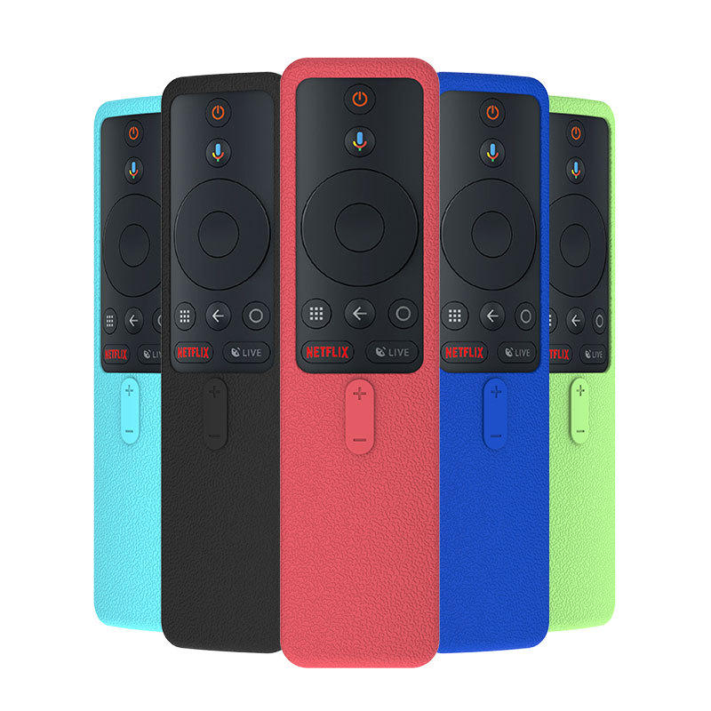 sikai tv-afstandsbediening beschermende siliconen voor mi boxs xiaomi schokbestendig niet origineel
