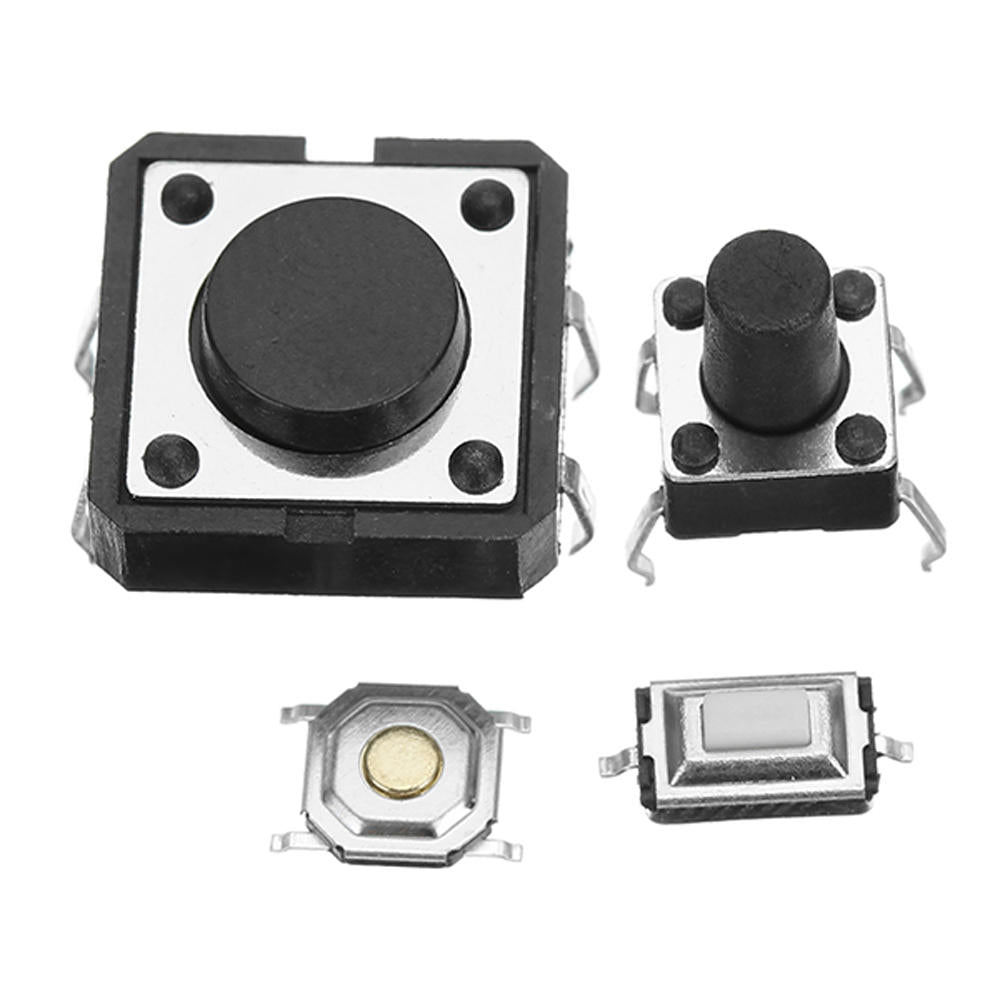 mini-drukknop pakket micro-schakelaar switch 12 soorten 30 stuks
