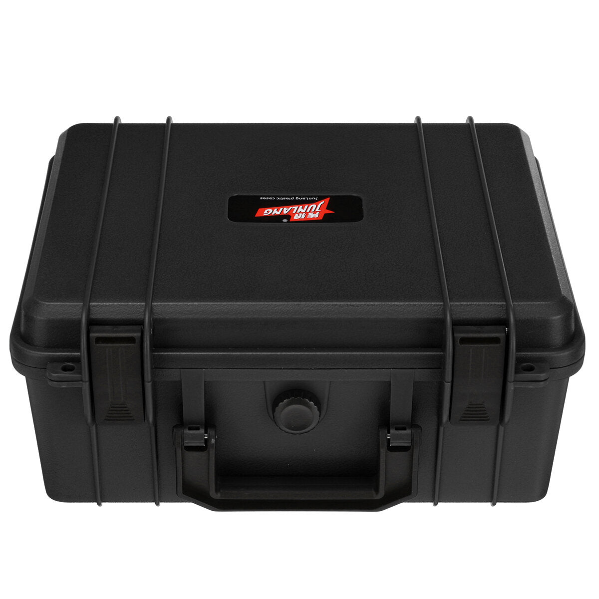 1 stuks rood/zwart/blauw/geel plastic gereedschapskist waterdichte gereedschapskist anti-shock bescherming kluis;