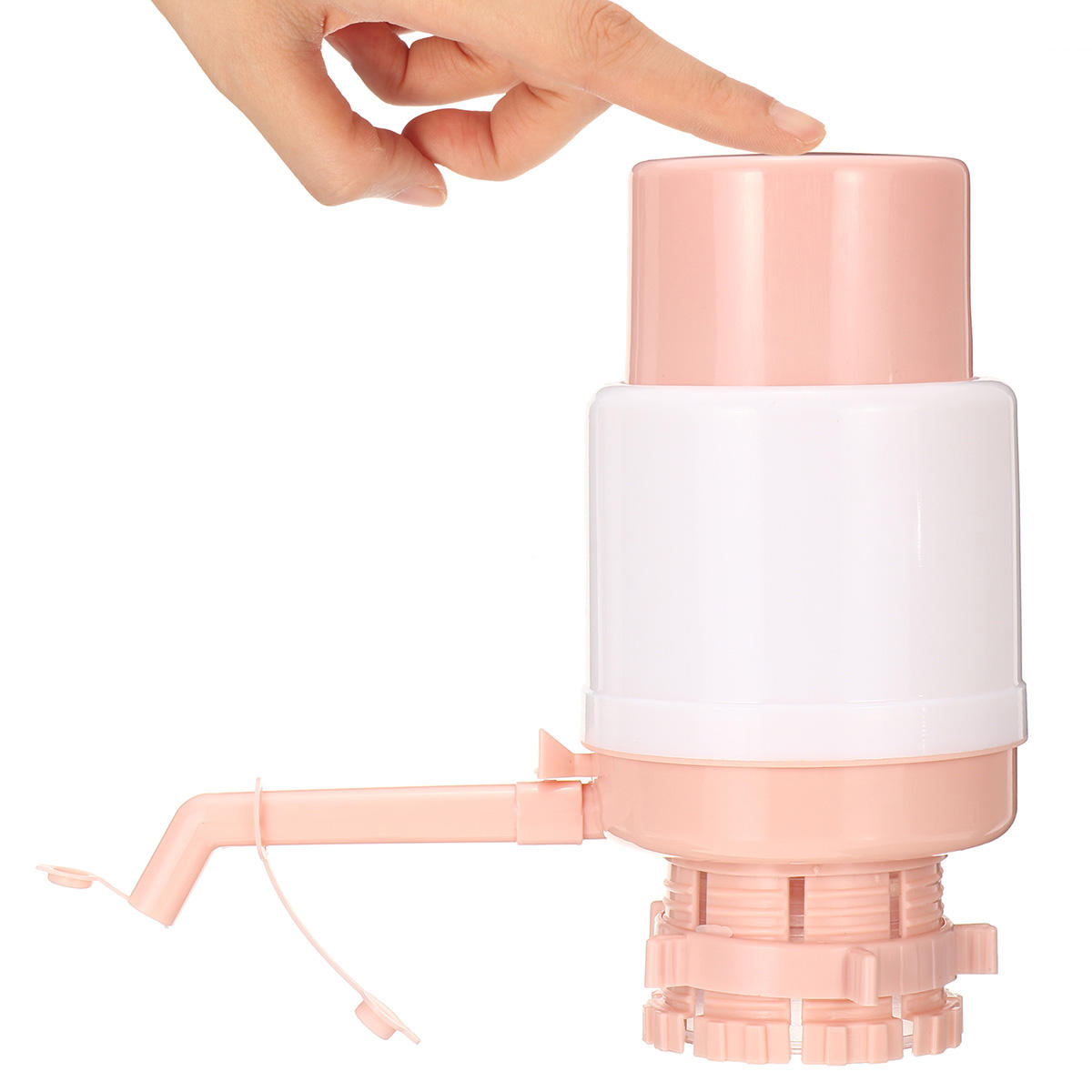 pp + pe waterafsluiter gebotteld water handmatige druk waterpomp 9.3x19.5cm