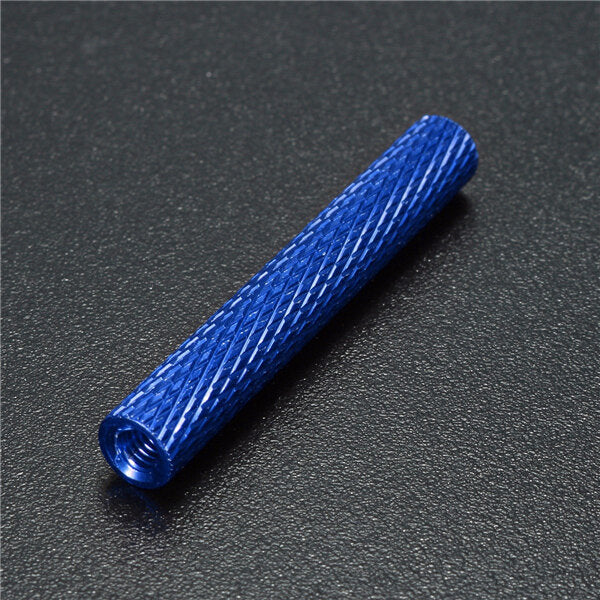 m3as16 50 stuks m3 30 mm gekartelde afstandsbout aluminiumlegering 6061 geanodiseerd afstandshouder multicolor