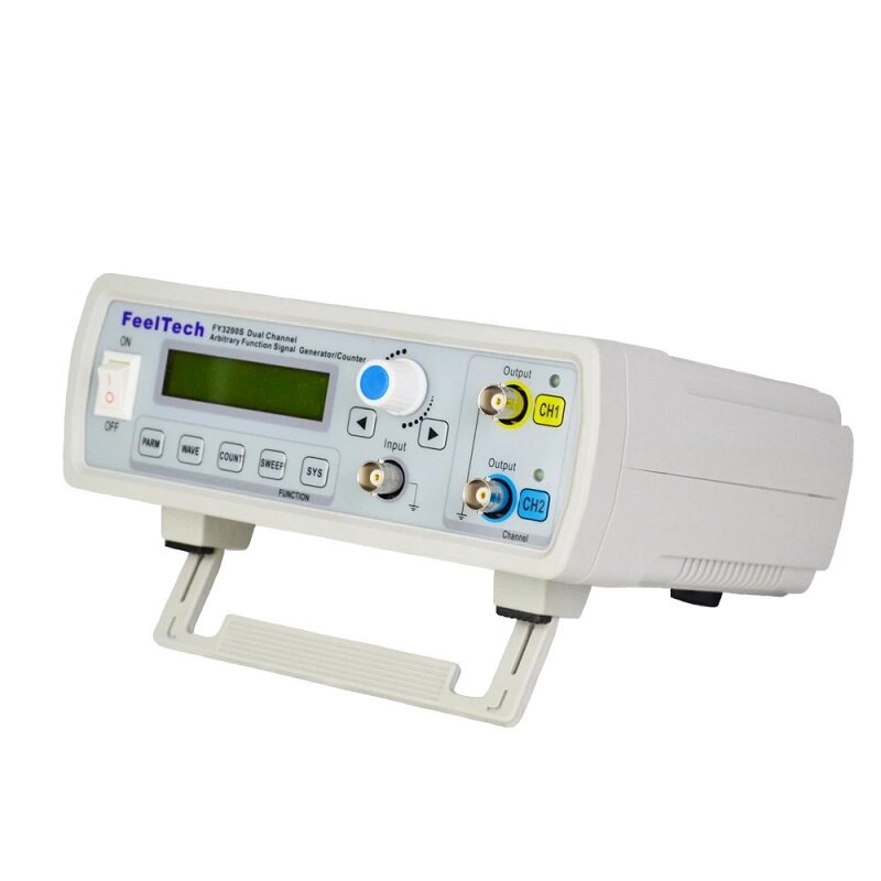 fy3224s (fy3200s-24m) 24 mhz tweekanaals willekeurige golfvorm dds functie signaalgenerator sinusblokgolf sweep-teller