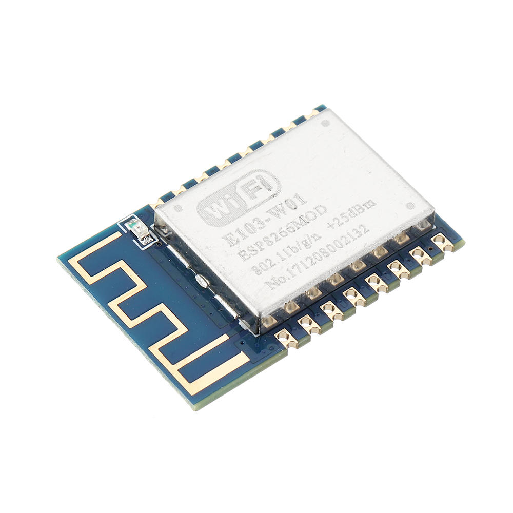 e103-w01 wifi esp8266ex 2.4 ghz 100 mw pcb-antenne iot uhf draadloze transceiver esp8266 zender en ontvanger rf module