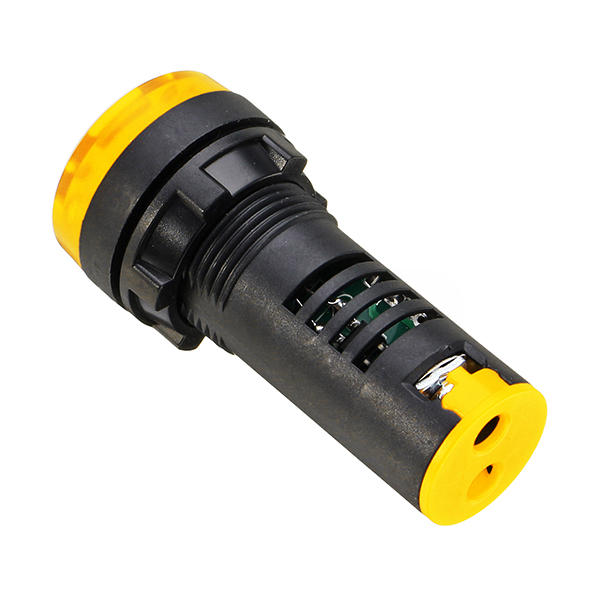 ac 220v 22mm flash zoemer indicatielampje signaallamp geel