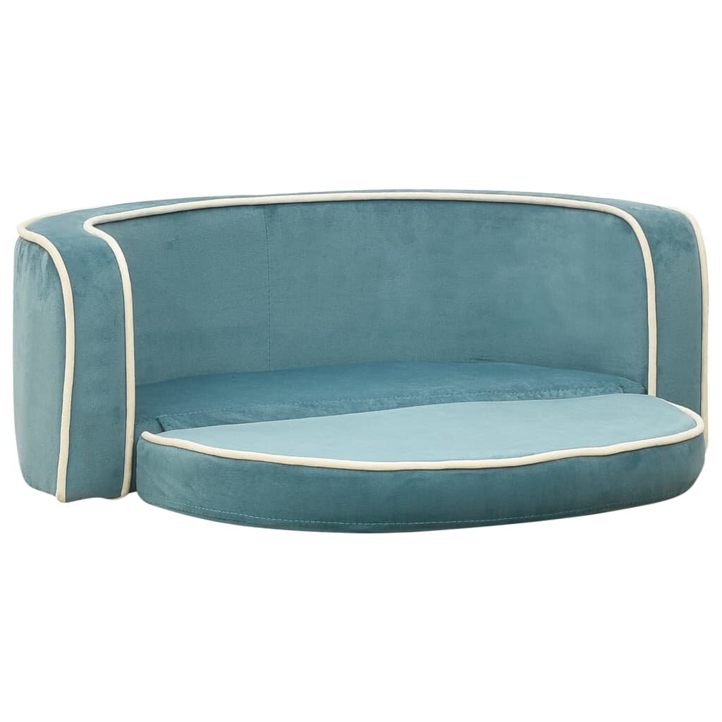 hondensofa opvouwbaar 73x67x26 cm pluche turquoise