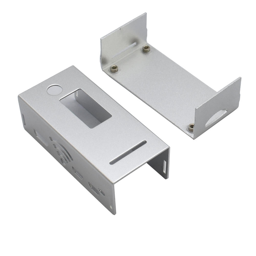 zwart/zilver aluminium behuizing metalen behuizing beschermende schaal voor mmdvm hotspot-bord en raspberry pi-set