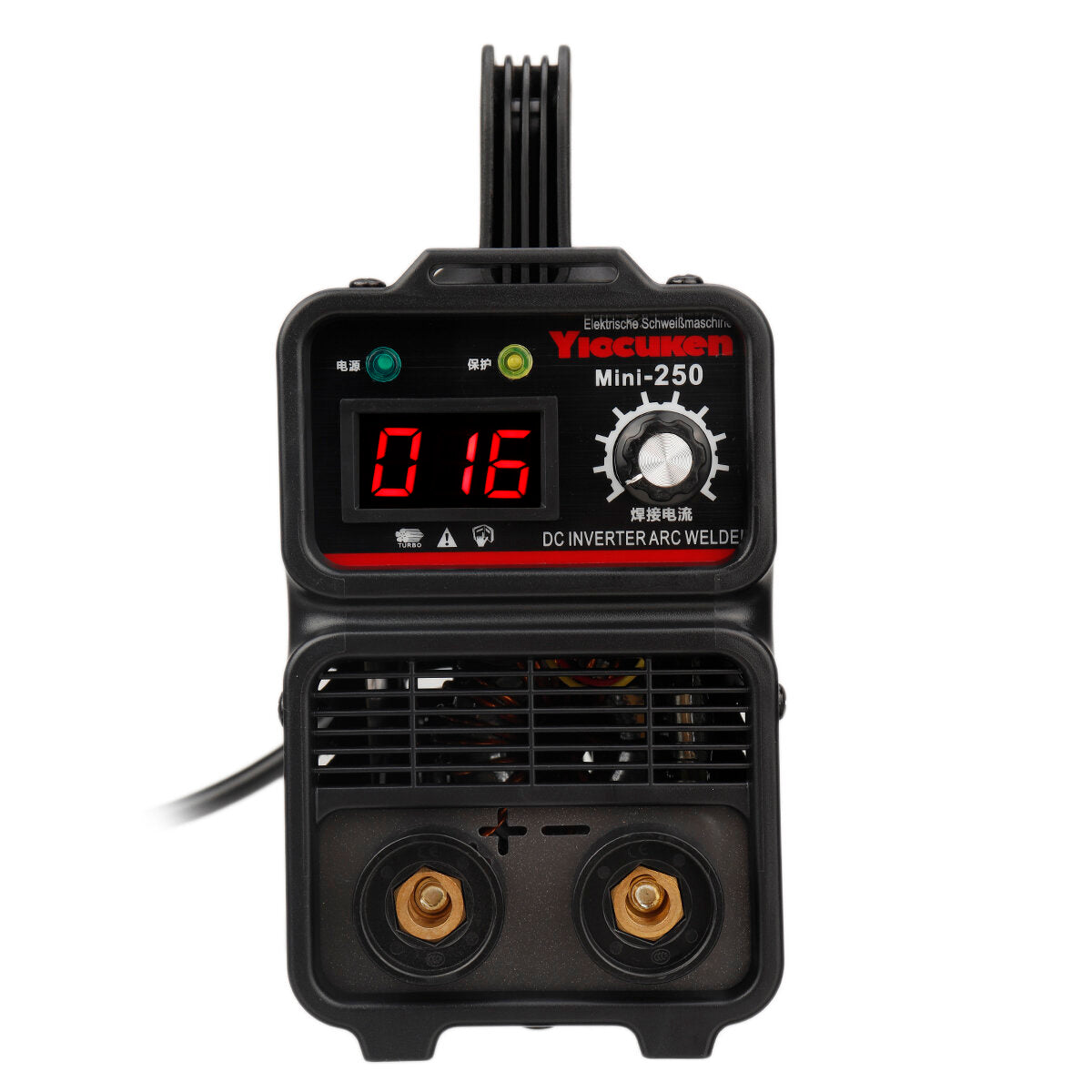 4000w 220v 20-250a mini lasser booglassen machine elektrische stok dc inverter voor ruwijzer rvs