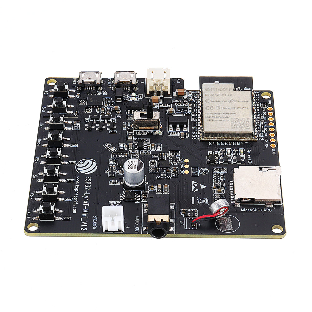 esp32-lyrat-mini audio development board met esp32 usb-uart-microfoon