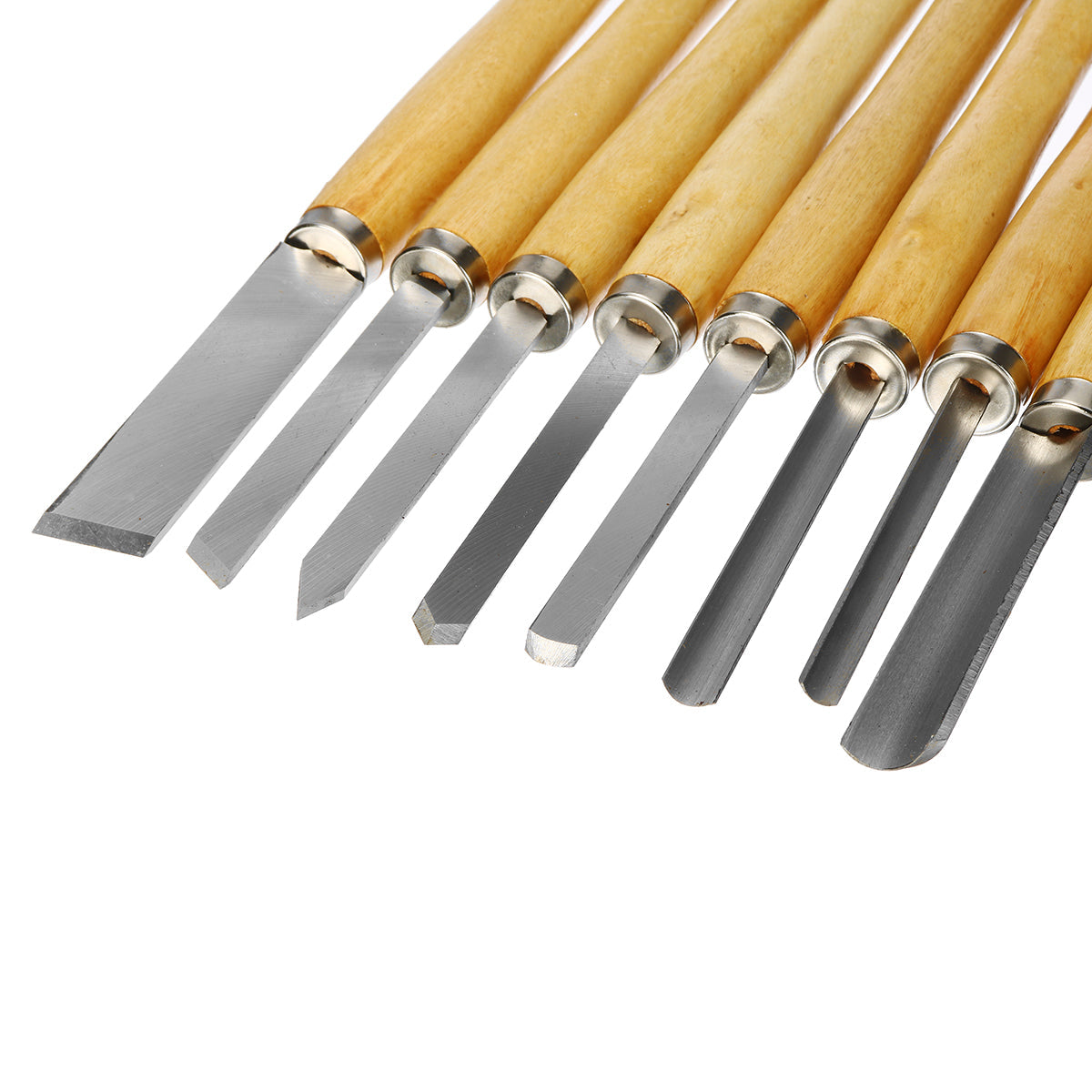 8-delige houtsnijgereedschapset ambachtelijke houtbewerking handwerk handbeitelset
