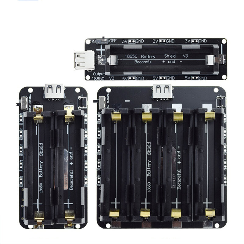 esp32 18650 lithium battery charging shield 1/2/4 way mobile power expansion board module