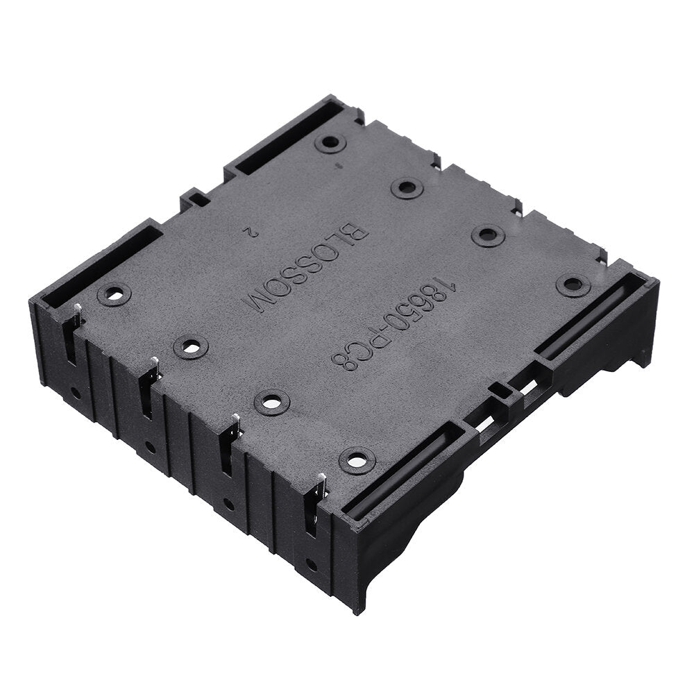 4 slots 18650 batterijhouder plastic behuizing opbergdoos voor 4 * 3.7v 18650 lithiumbatterij met 8-pins
