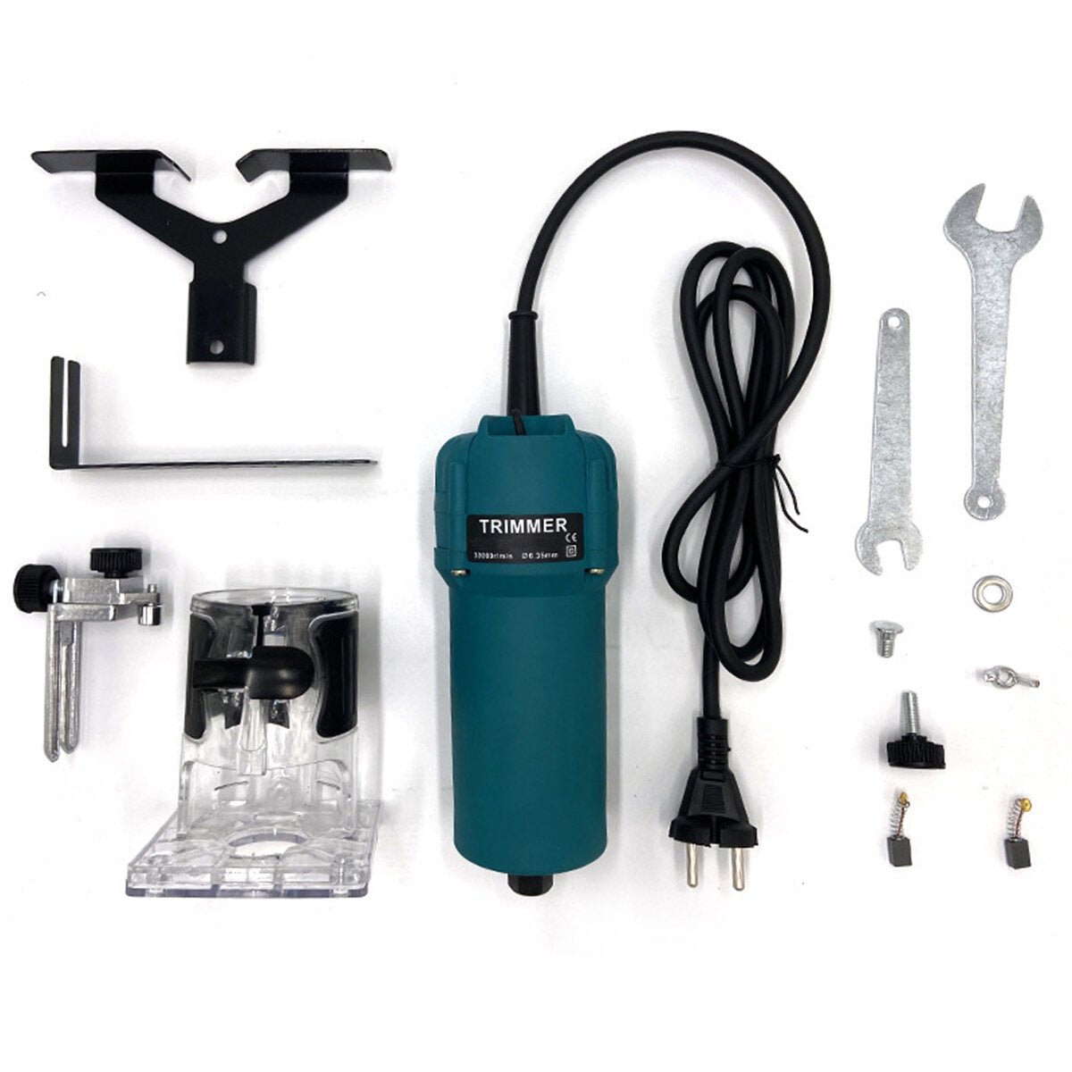 110 v/220 v 30000 rpm elektrische hand trimmer router 6.35mm hout laminaat palm schrijnwerkers werken snijmachine