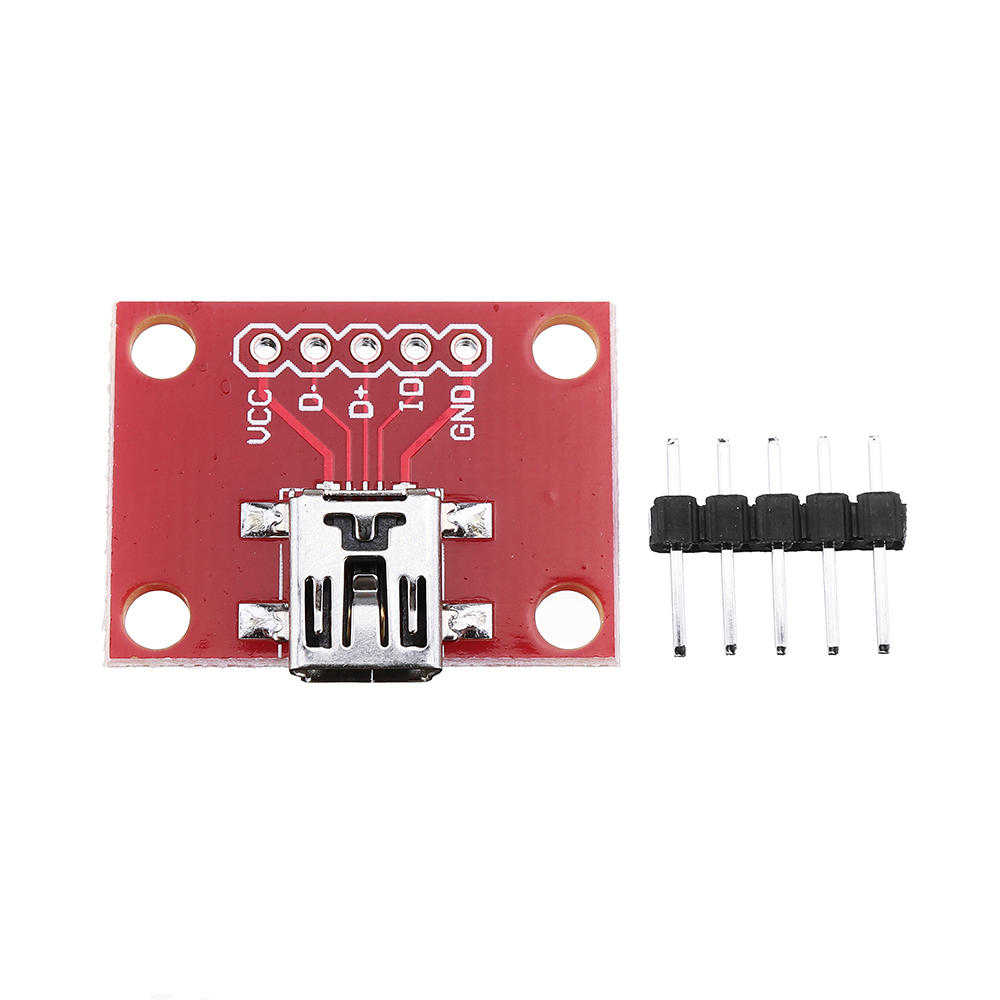 3 stuks mini usb converter module conversie board voor usb mini-b power extension