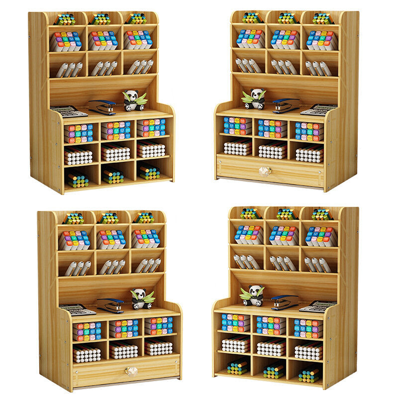 desk organizer desktop storage borstel container kantoor potloodhouder pen box tool