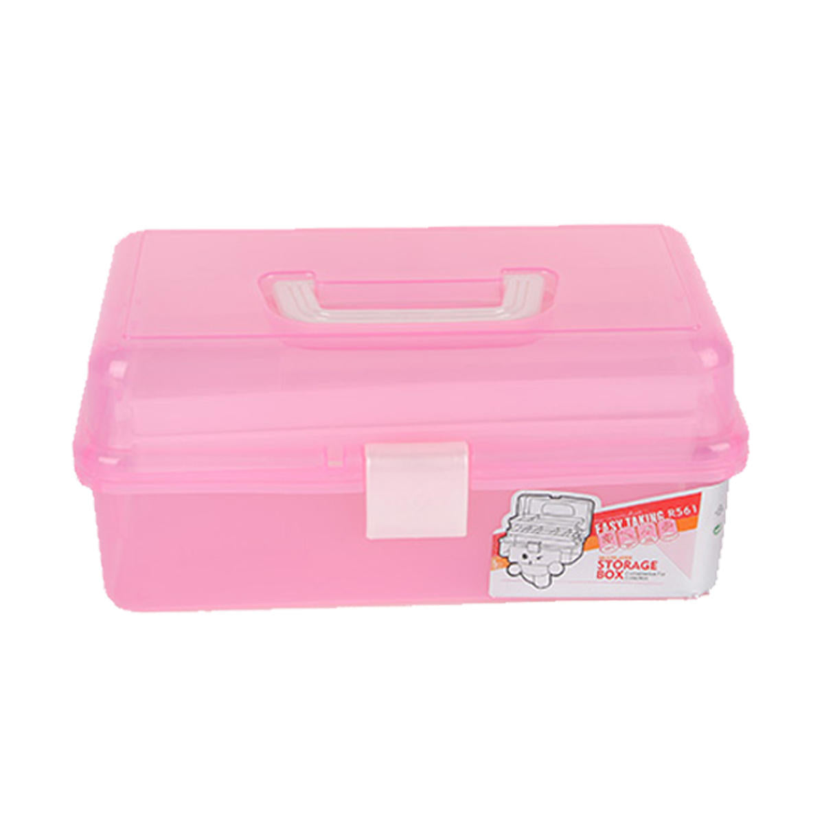 doorzichtige plastic craft make-up organizer sieraden opbergvak gereedschap box case