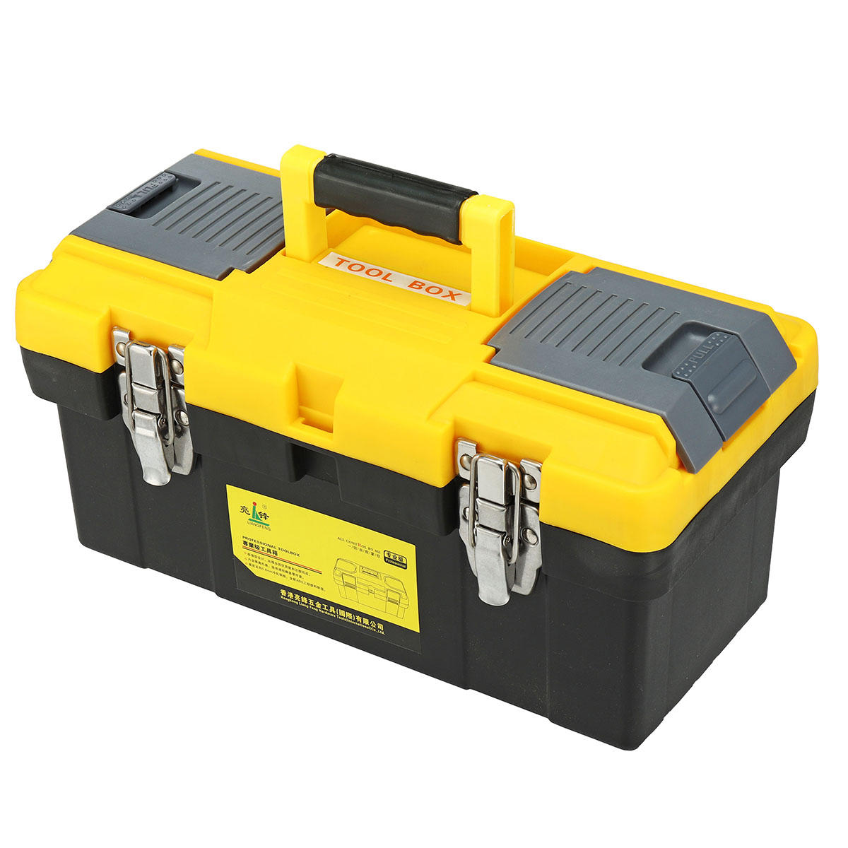 14/17/19 inch plastic werkgereedschap opbergdoos portable draagtas handvat accessoires houder: