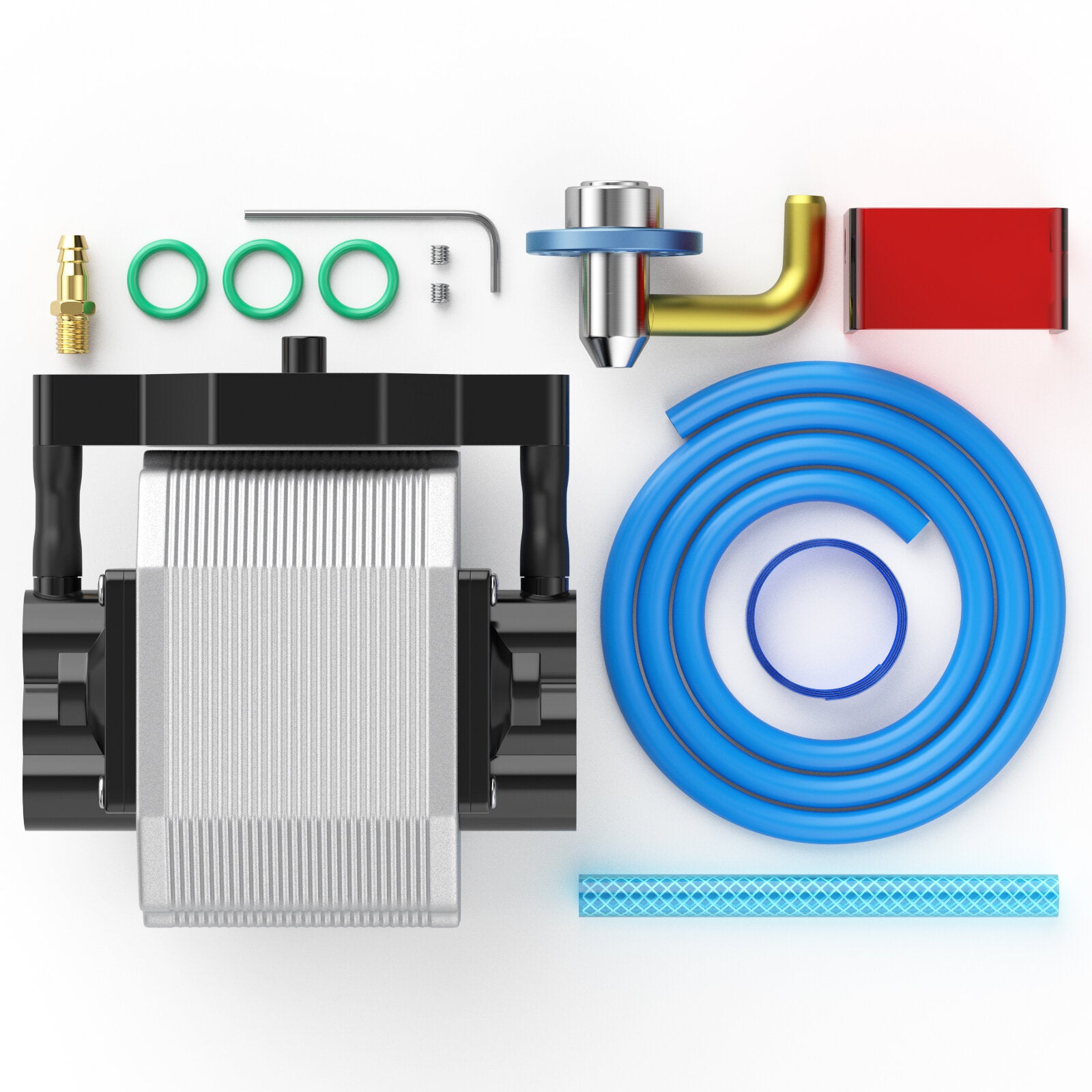 sculpfun s9 air assist-mondstukset met eu-versie 220v 30l/min luchtpomp. volledig metalen structuurmondstuk voor s9 lasers