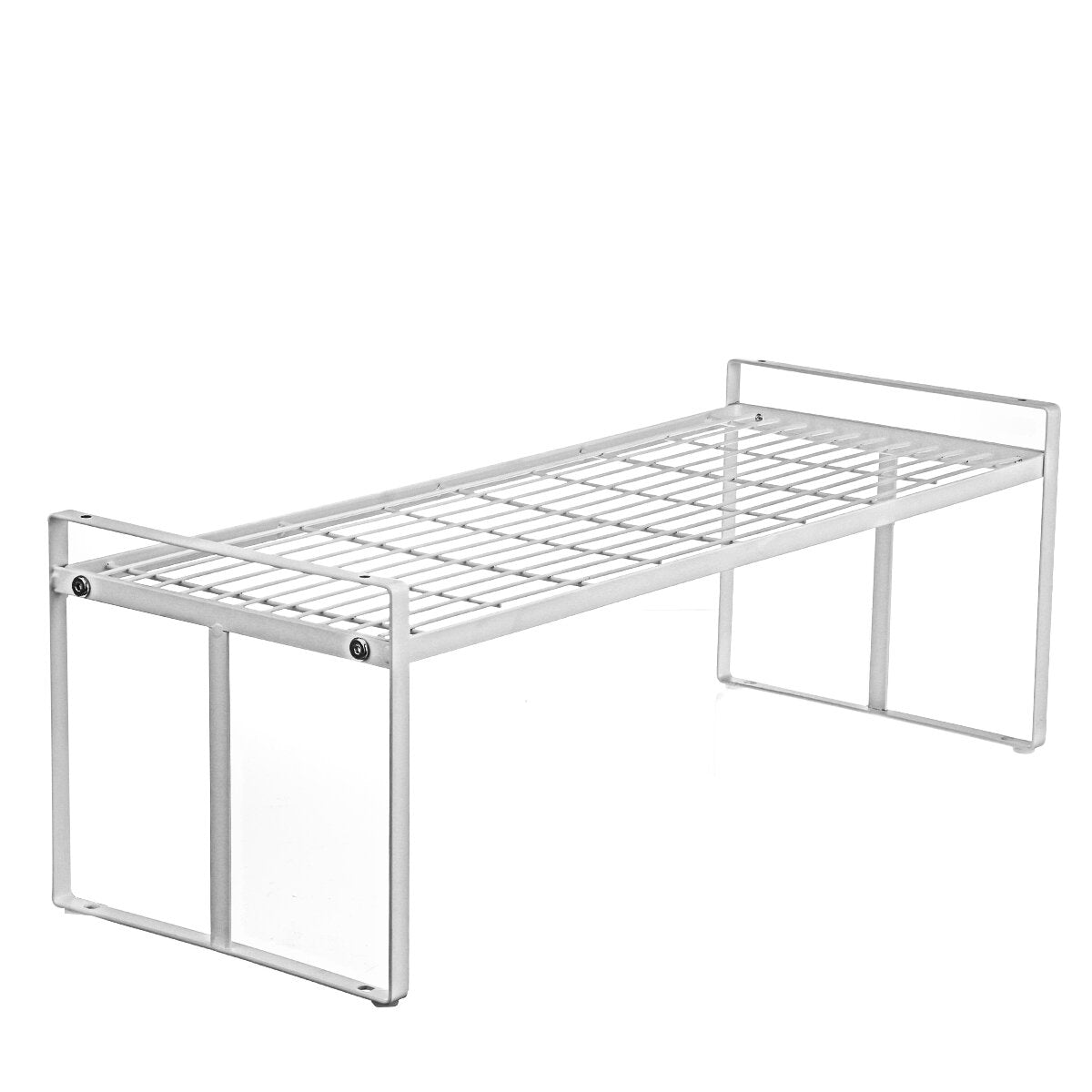 wit staand rek keuken badkamer aanrecht organizer plankhouder