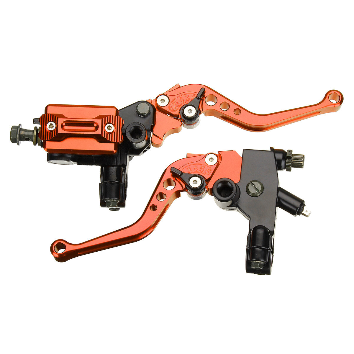7 / 8inch cnc universele motorfiets rem koppeling hoofdcilinder lever set reservoir
