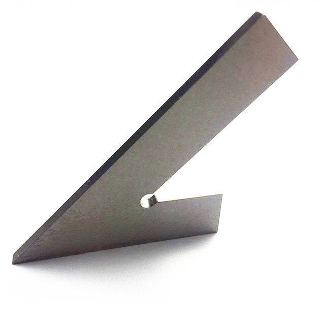 100 * 70 mm 120 * 80 mm 150 * 100200 * 130 mm 45 graden vierkante liniaal hoekmeter met brede basis staal 45 graden industrieel probeer machinist vierkant met basis